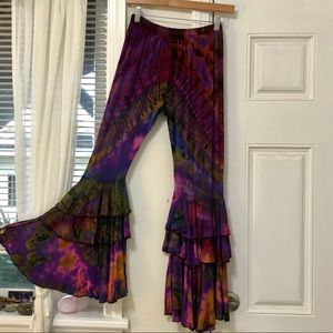 Flare Layers Tie Dye Pants